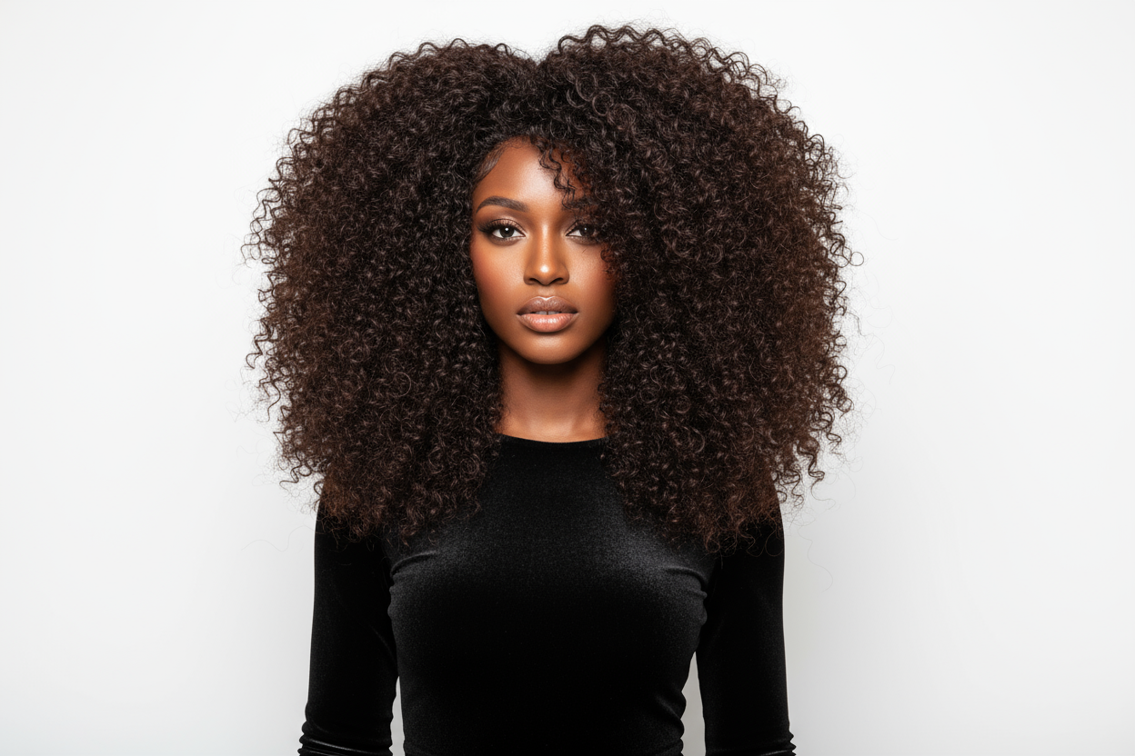 Kinky Curly  Human hair wig